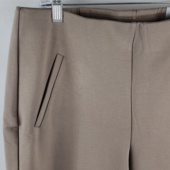 Chicos Pants Women 10T So Slimming 360 Juliet Full Length Mountain Stone Tan NWT - Picture 4 of 13